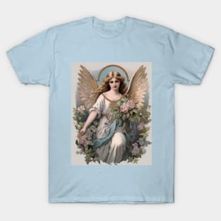 Victorian Vintage Angel Ephemera T-Shirt